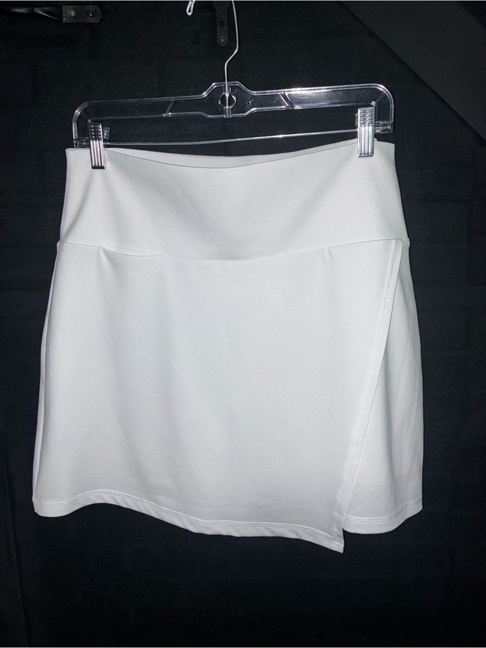Golftini Unwind Golf Skort Women’s M White Wrap Pull On Stretch Tennis
